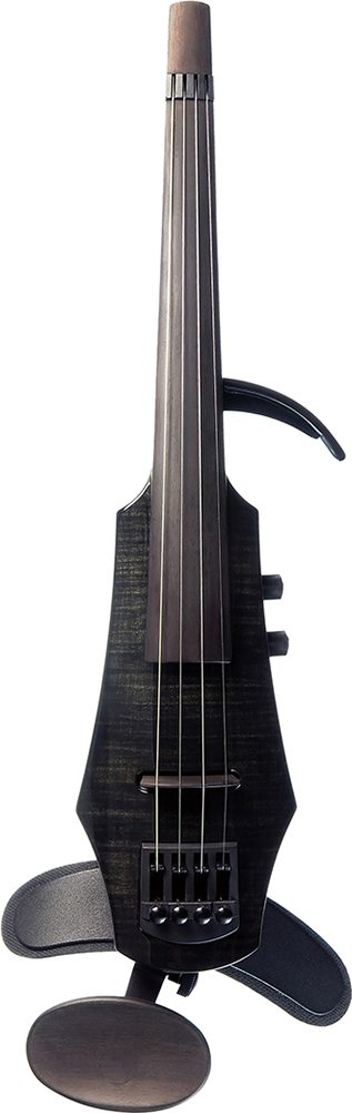 NS DESIGN WAV4-VN-BK NS 4-str. Electric Violin, Transparent Black